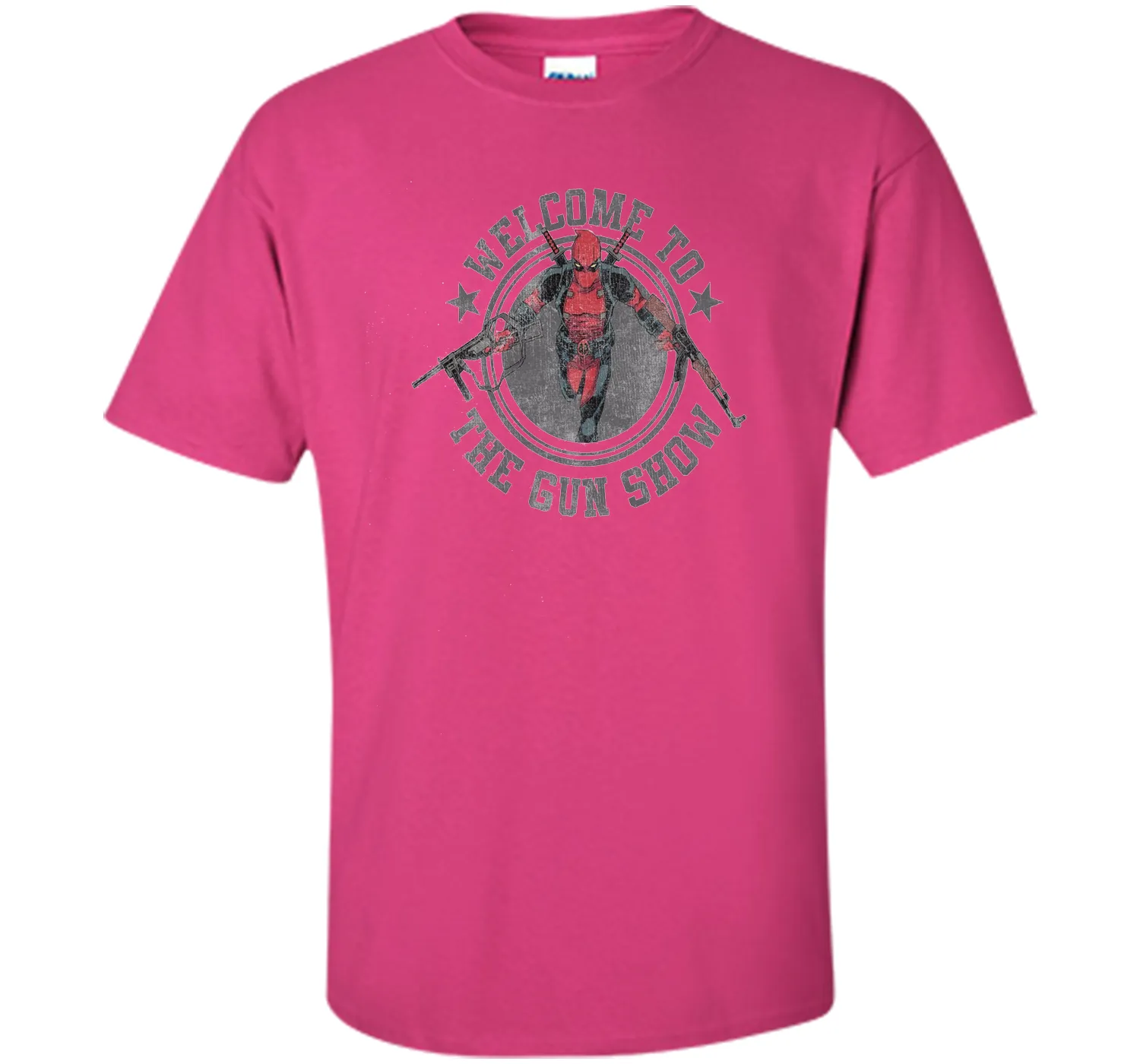 Deadpool Gun Show Graphic T-Shirt