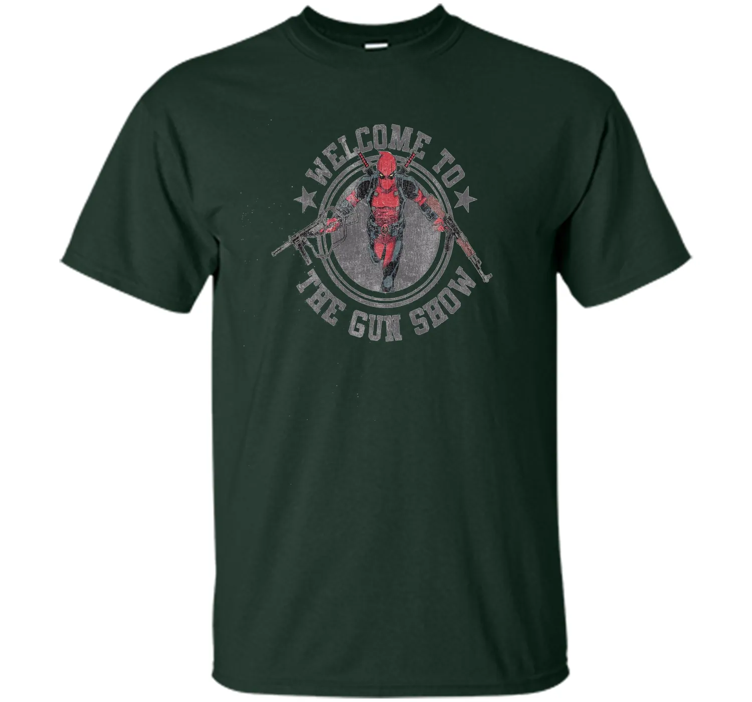 Deadpool Gun Show Graphic T-Shirt