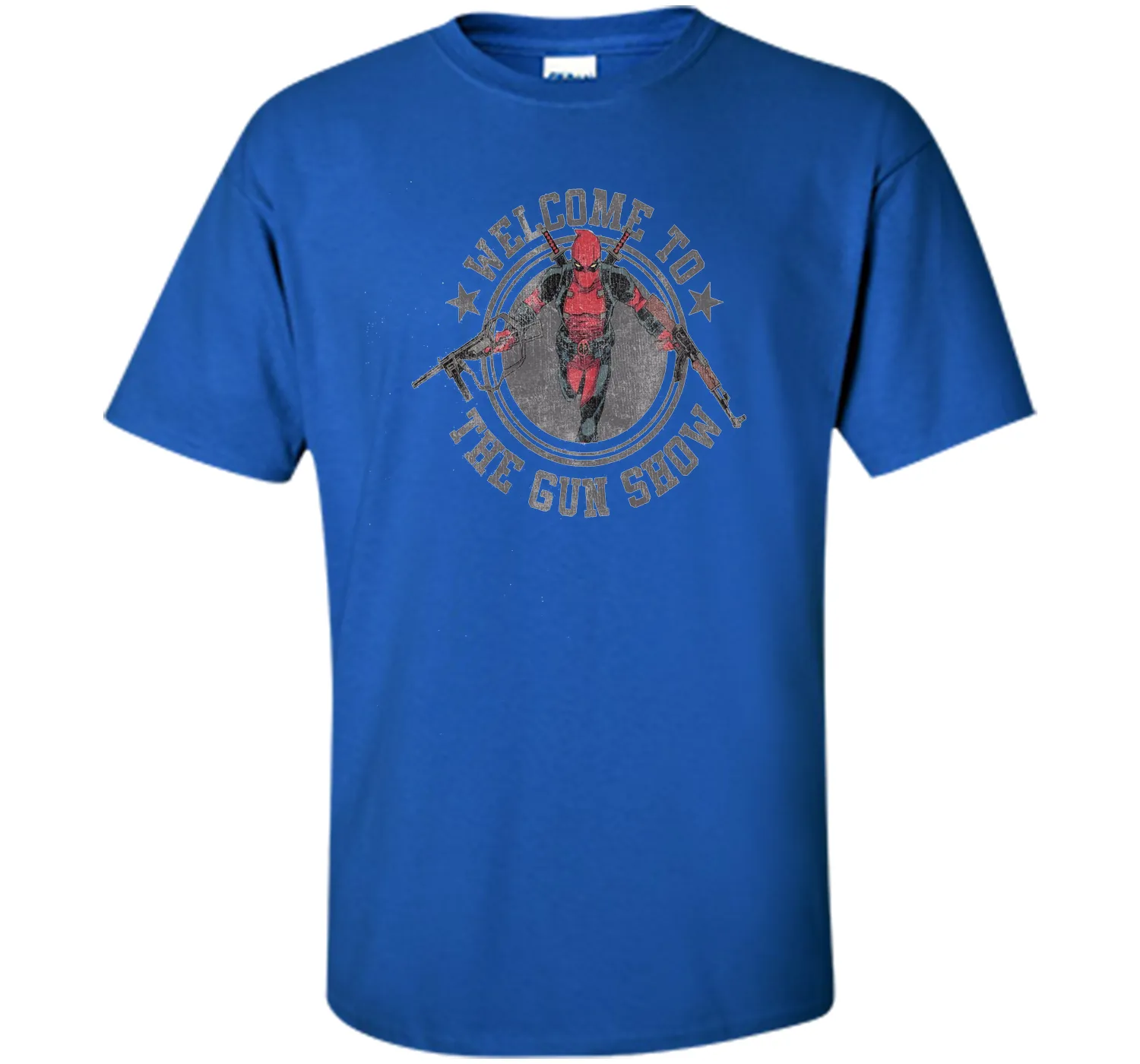 Deadpool Gun Show Graphic T-Shirt