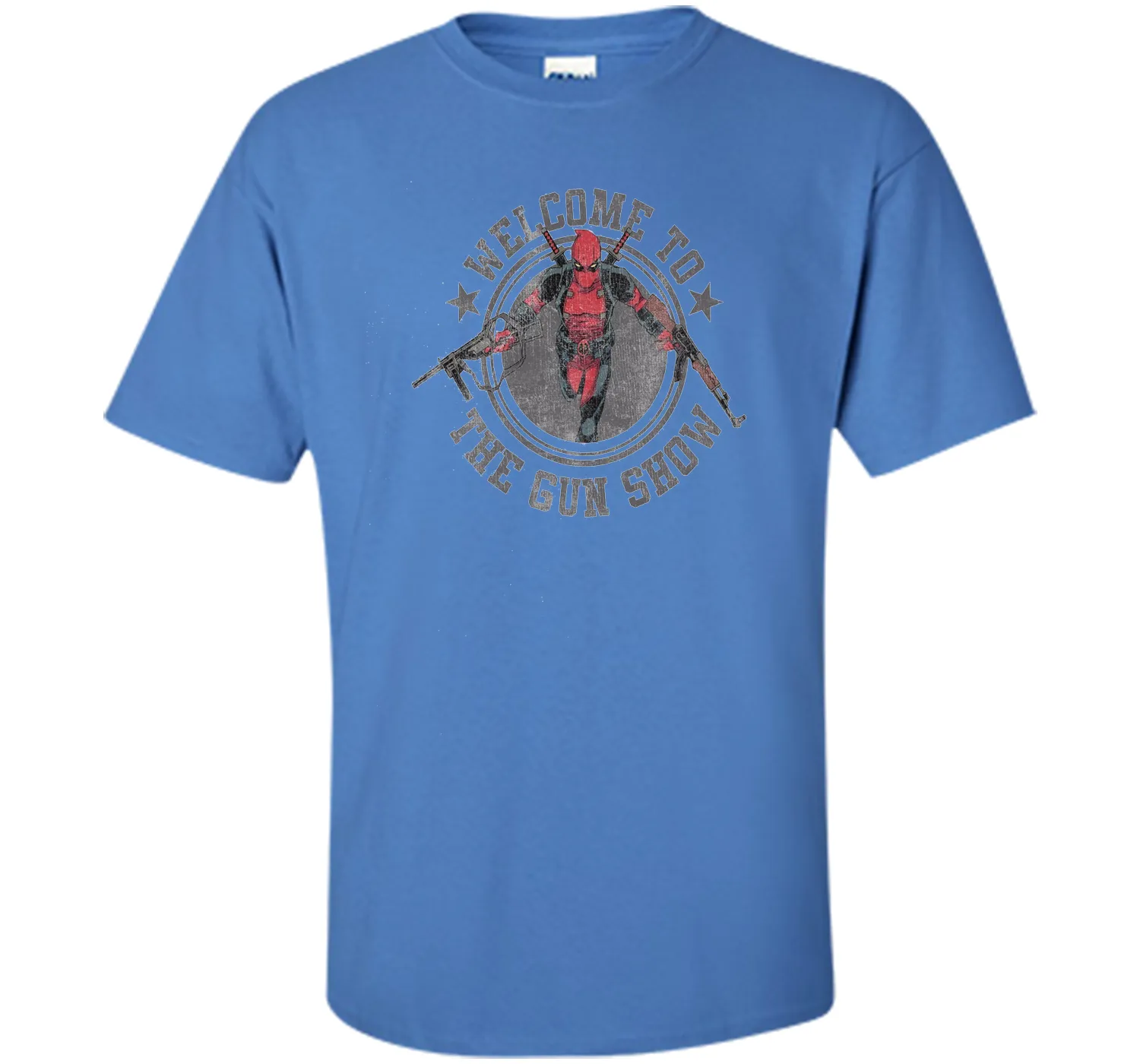 Deadpool Gun Show Graphic T-Shirt