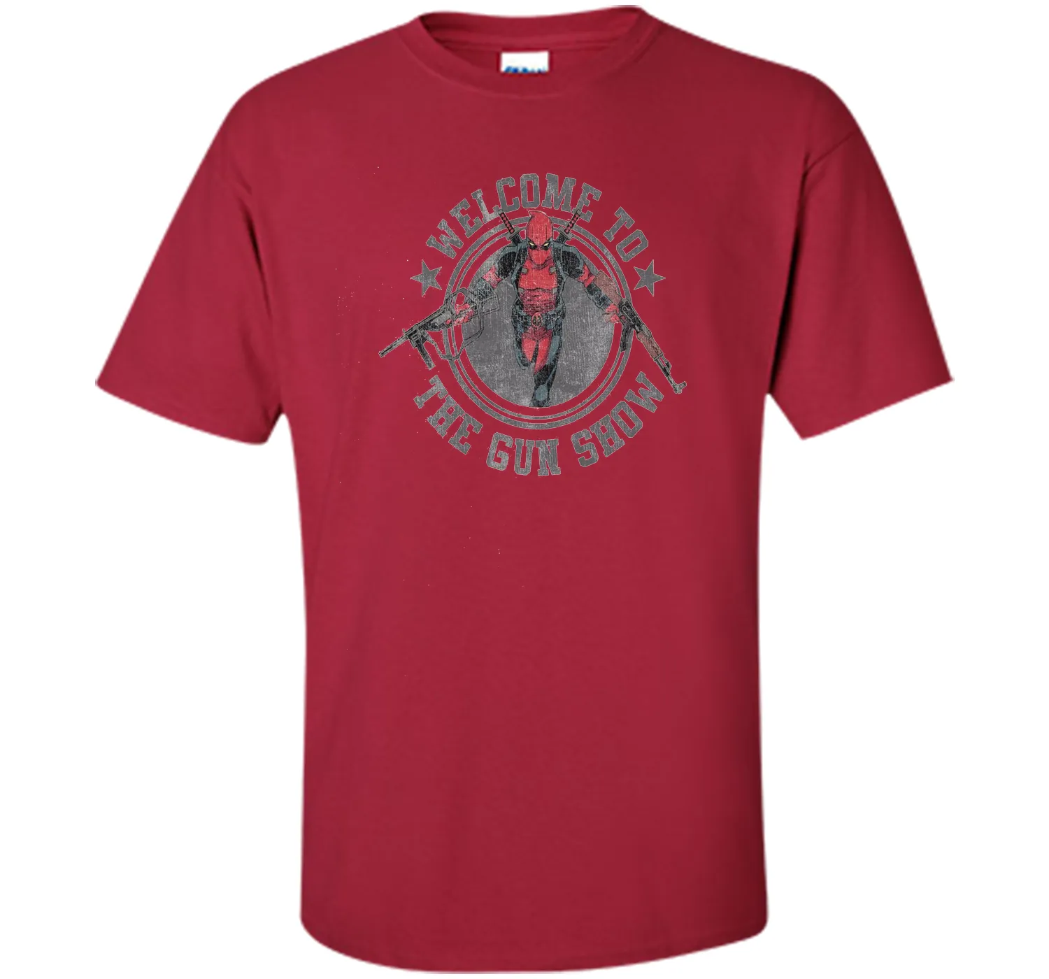 Deadpool Gun Show Graphic T-Shirt