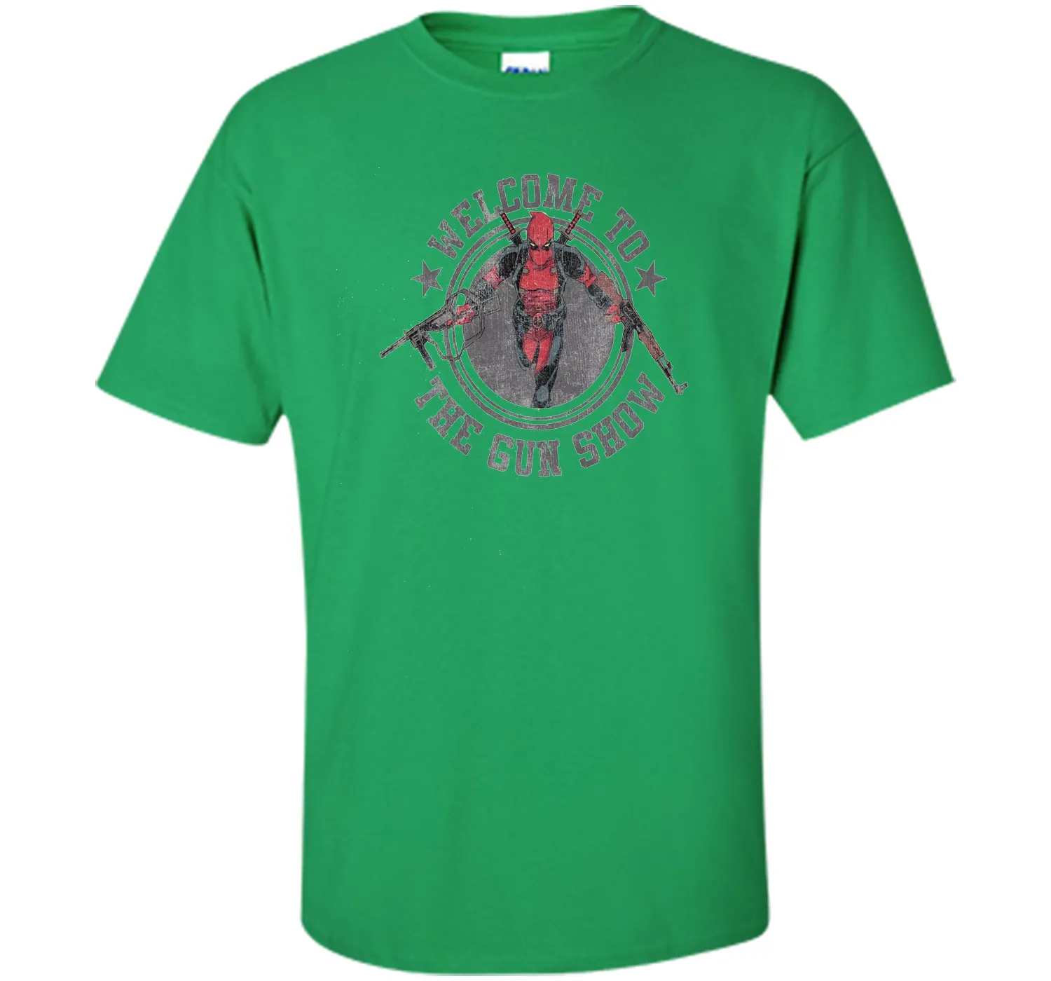 Deadpool Gun Show Graphic T-Shirt