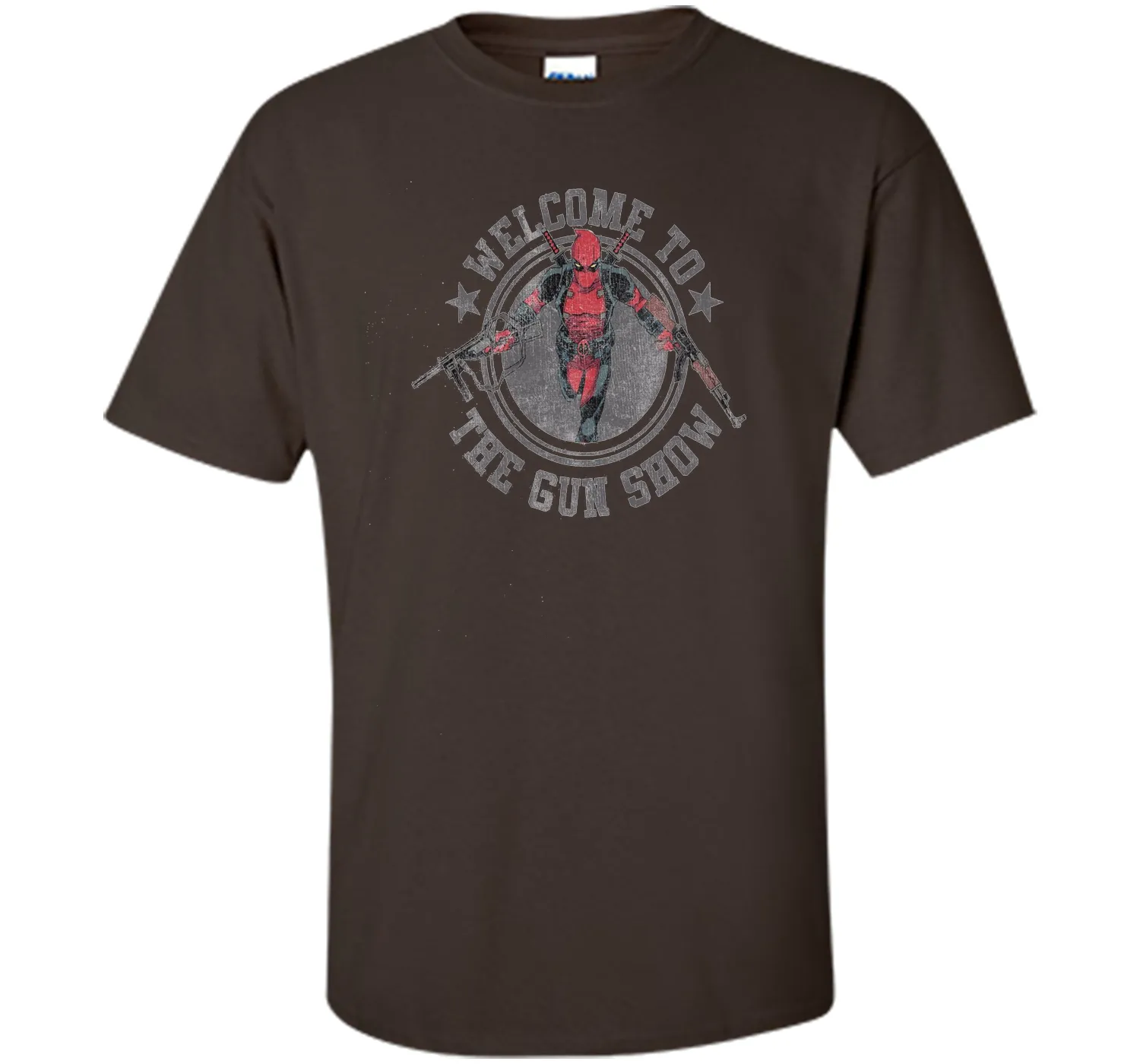 Deadpool Gun Show Graphic T-Shirt