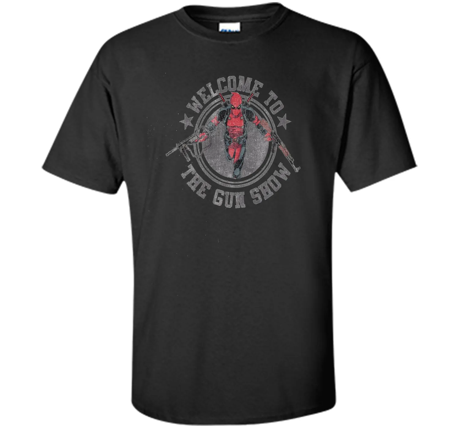 Deadpool Gun Show Graphic T-Shirt