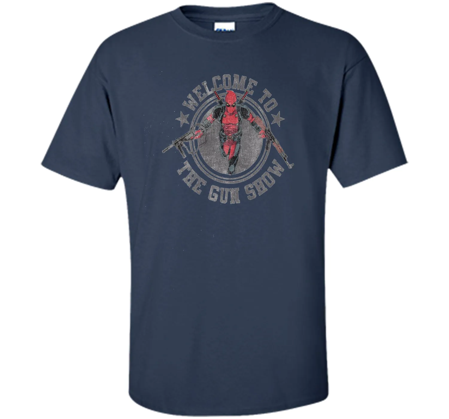 Deadpool Gun Show Graphic T-Shirt