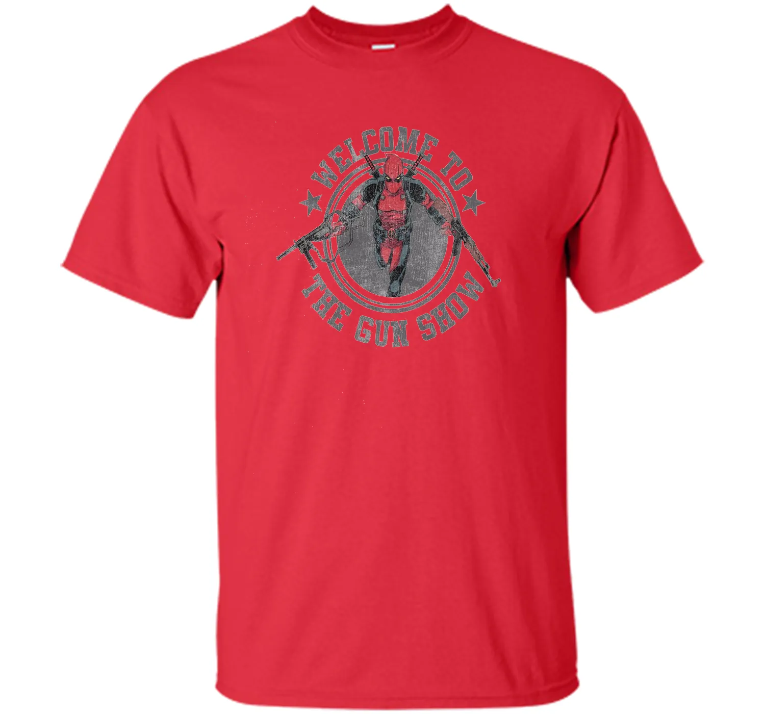 Deadpool Gun Show Graphic T-Shirt