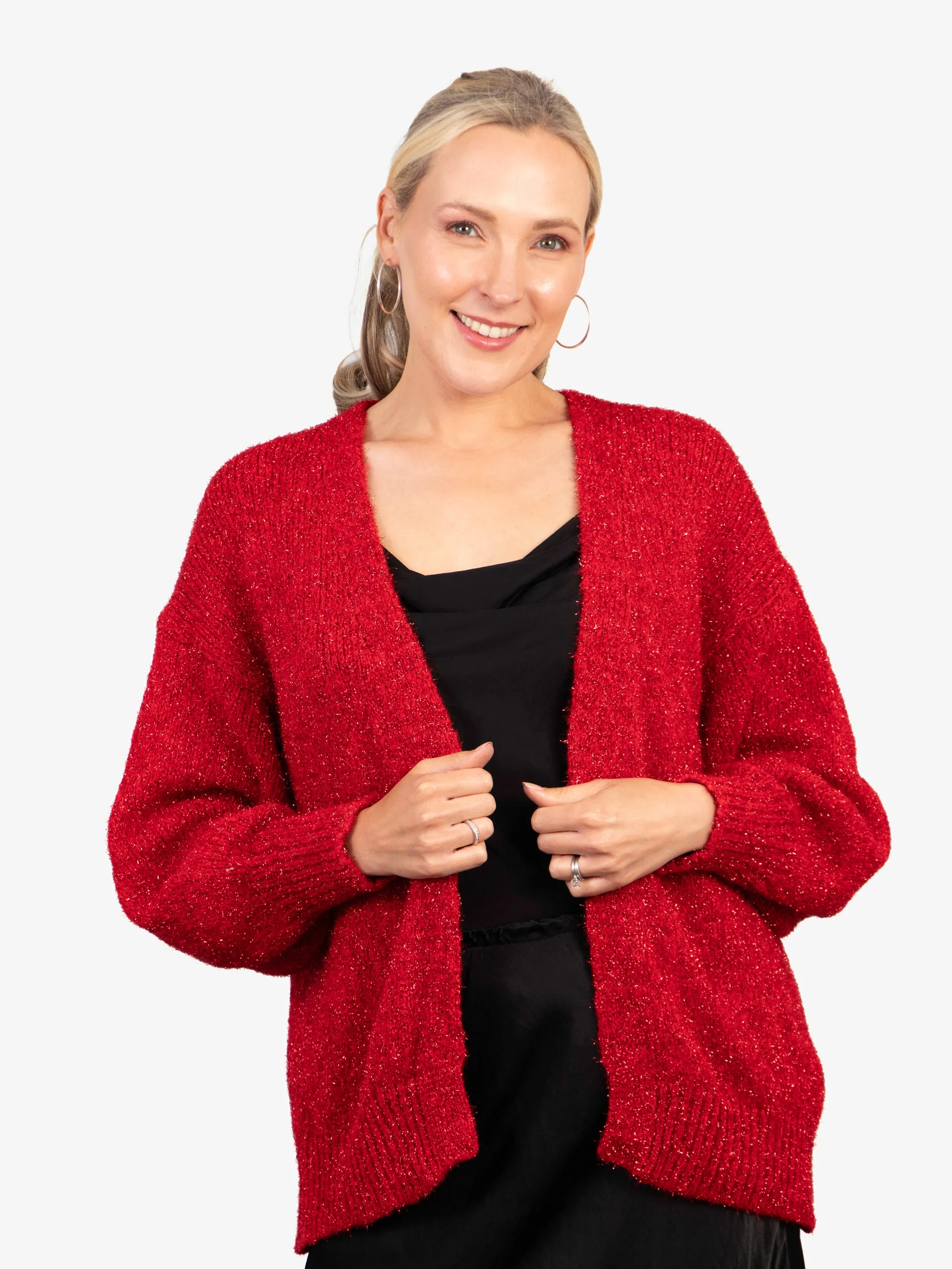 Everly Cardigan - Red