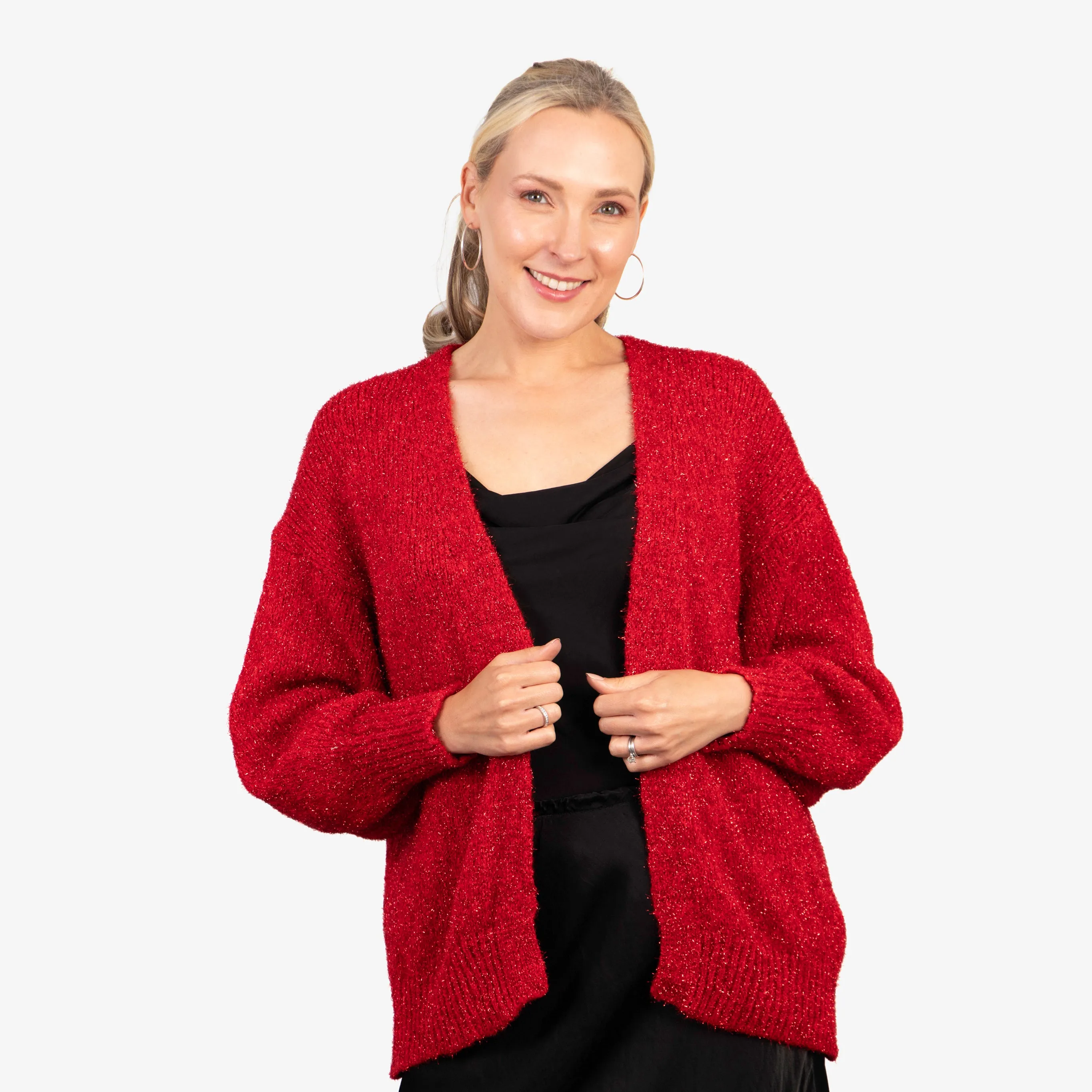 Everly Cardigan - Red