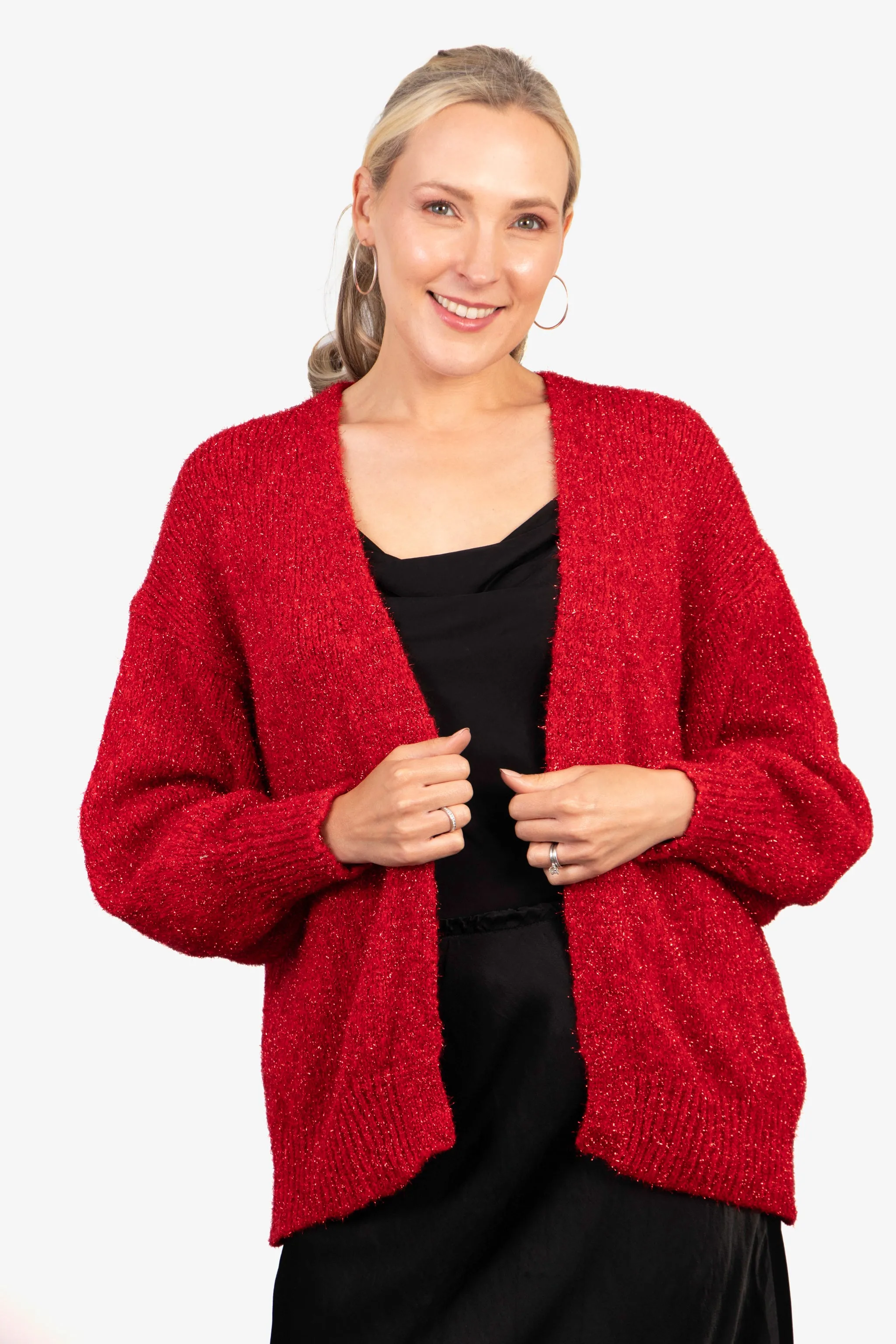 Everly Cardigan - Red