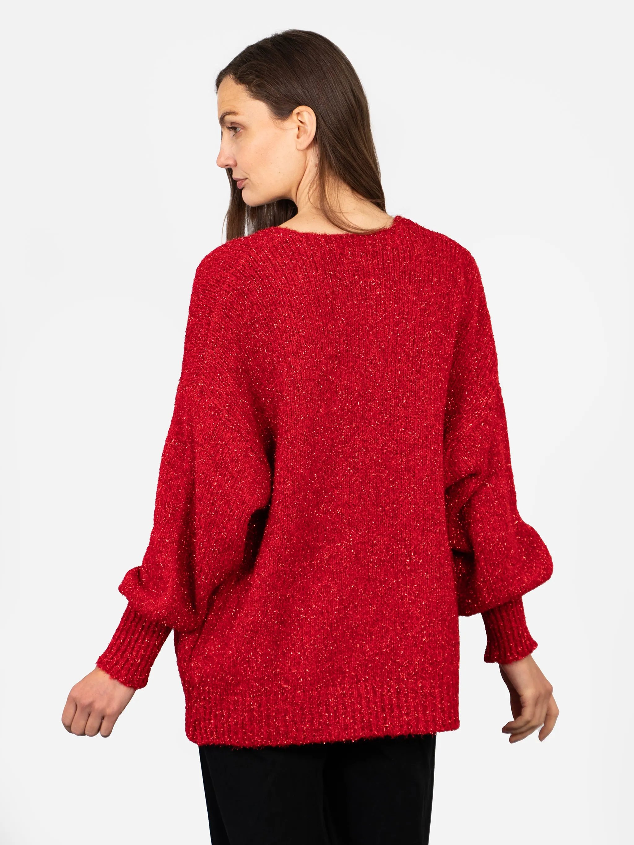Everly Cardigan - Red