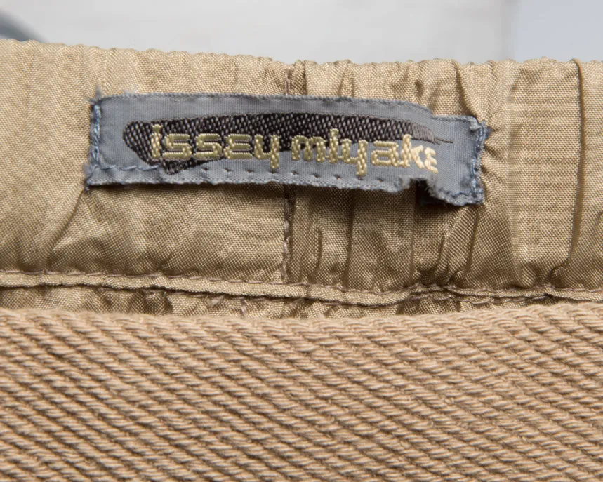 Issey Miyake Vintage 1980’s Cotton/ Nylon Tan Skirt Suit