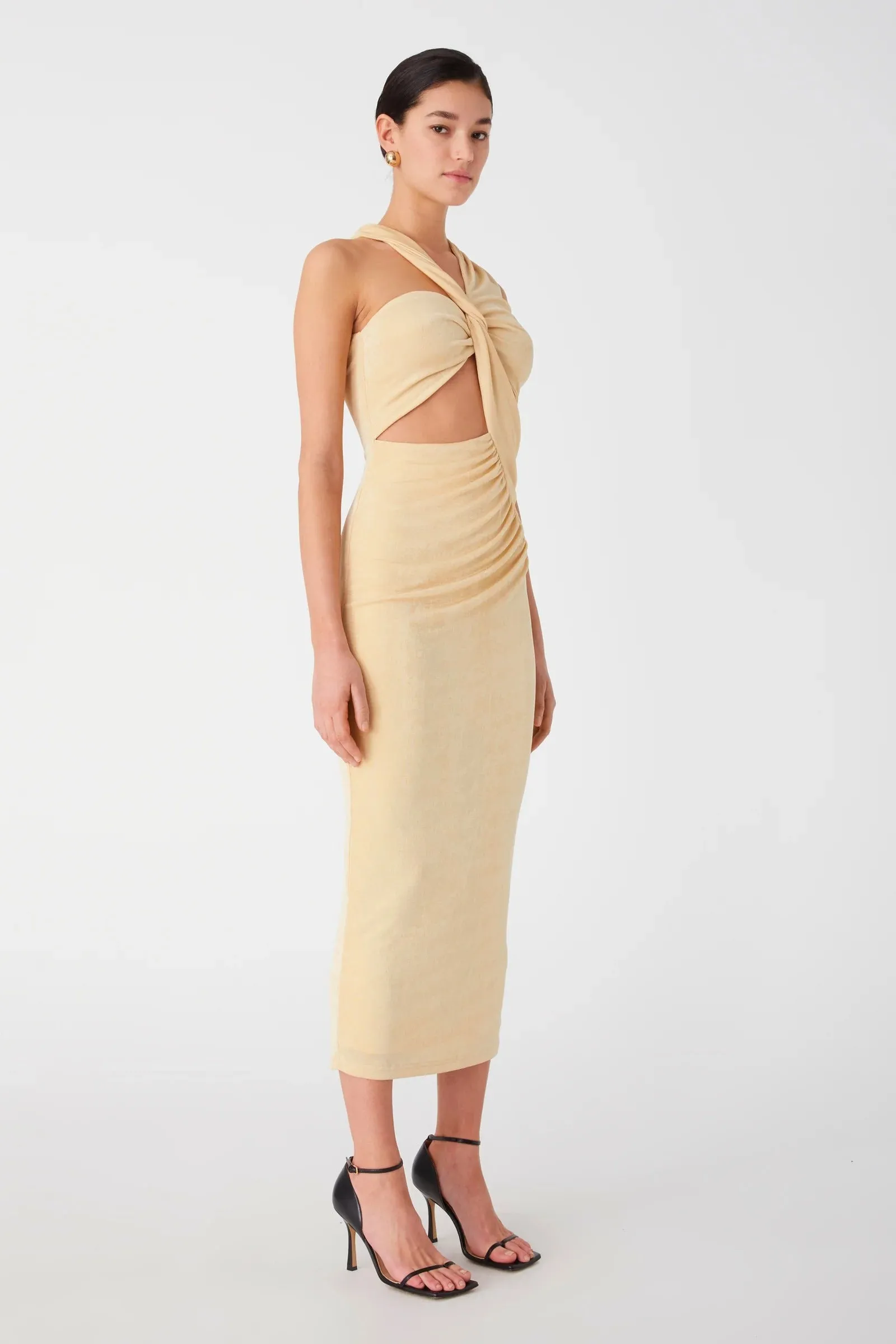 Misha Graciela Midi Dress - Lemon Drop