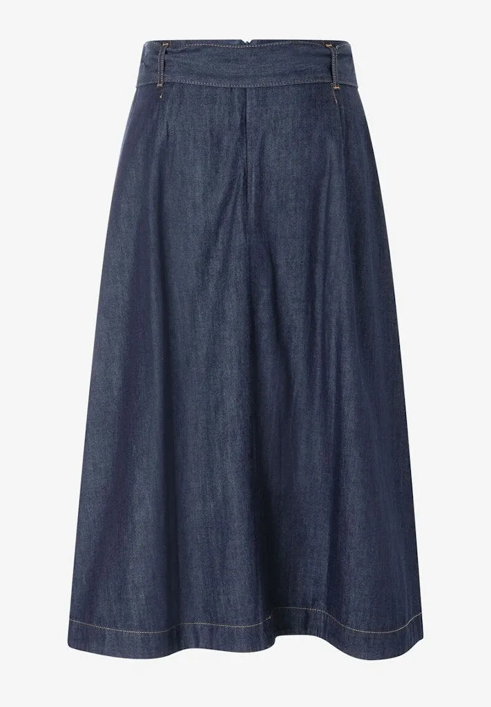 More & More / Damen-Rock / Denim Midi Skirt