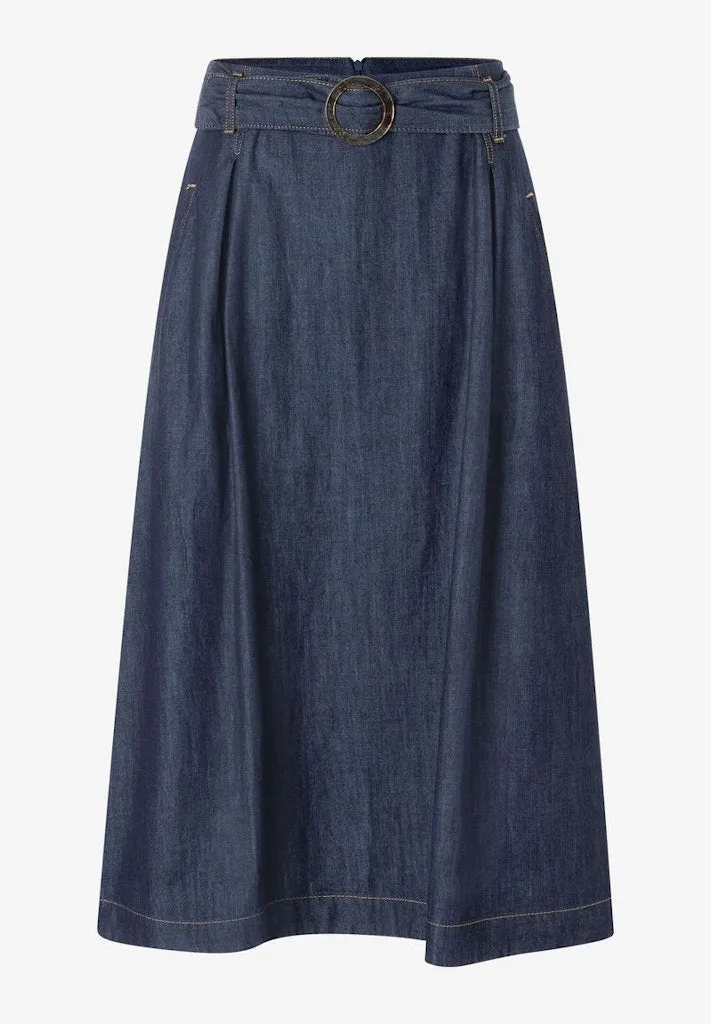More & More / Damen-Rock / Denim Midi Skirt