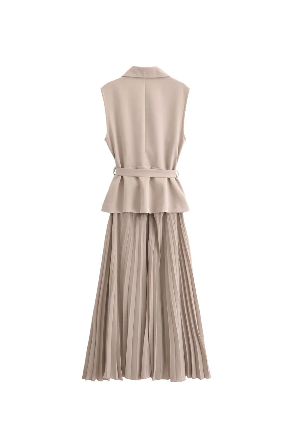 ’Naomi ‘ Sleeveless Pleated Dress (3 Color)