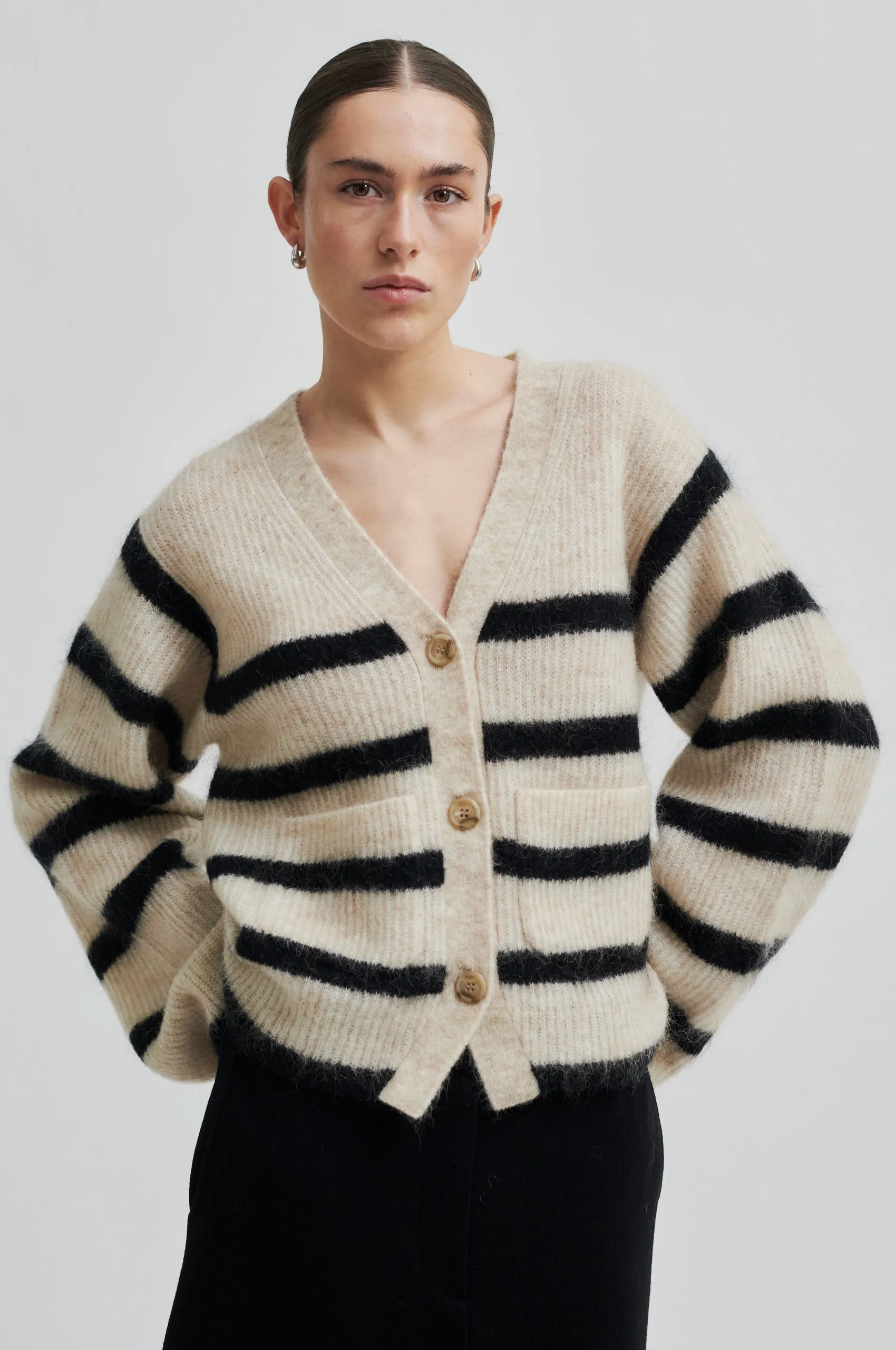 Ovalis Knit Wide Sleeve Cardigan - Brazilian Sand