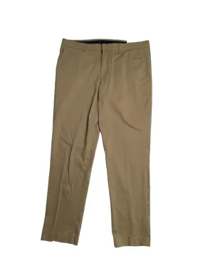 Perry Ellis Portfolio Mens Slim Fit Suit Dress Pants Brown 33 x 32