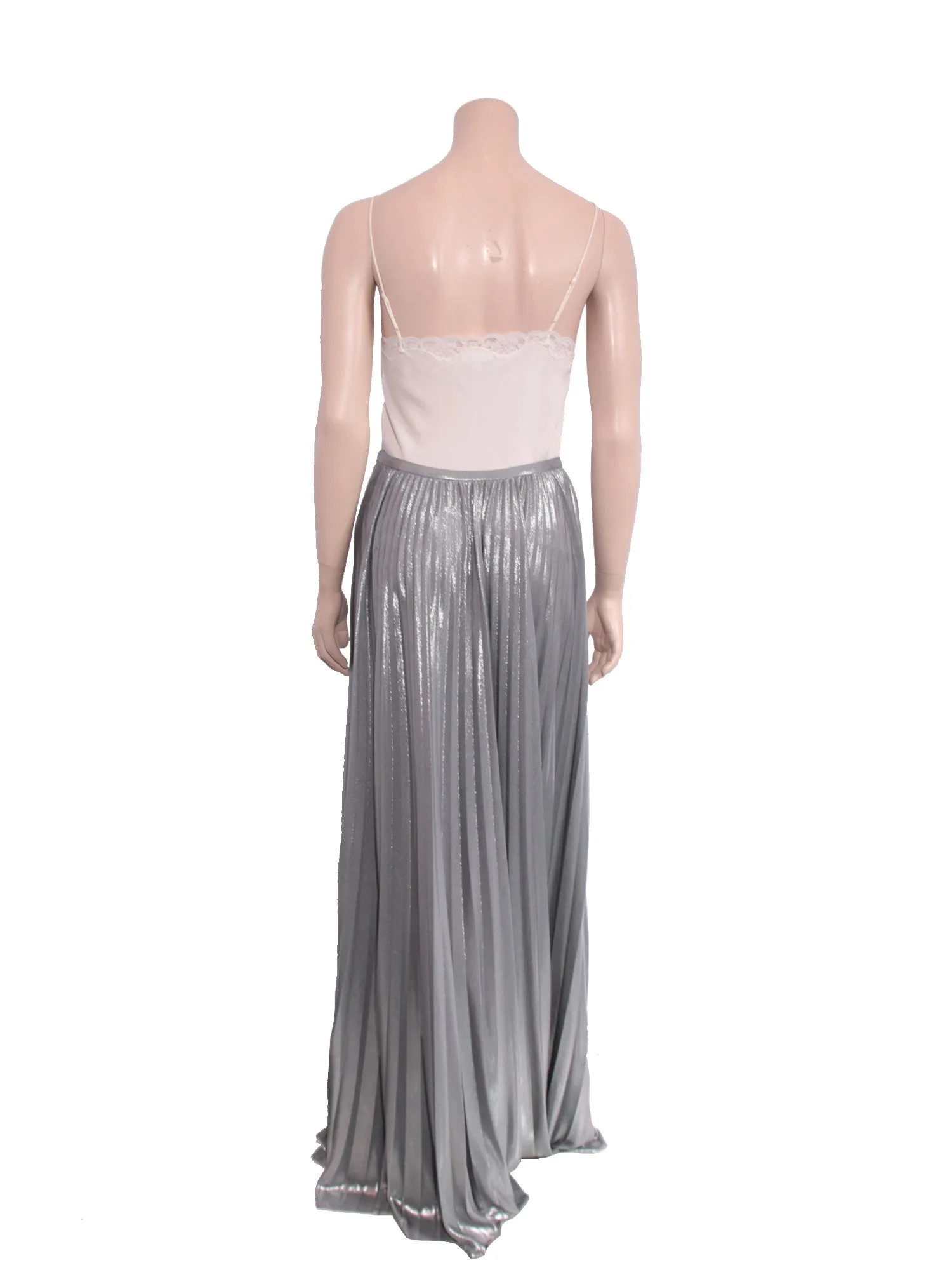 Pleated Maxi Skirt